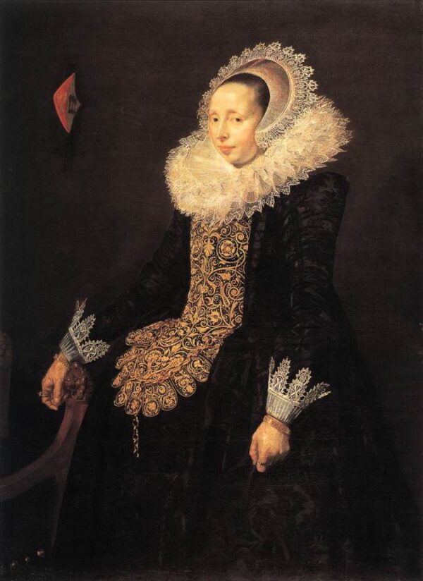Catharina Both van der Eem by Frans Hals, hand-painted oil painting reproduction