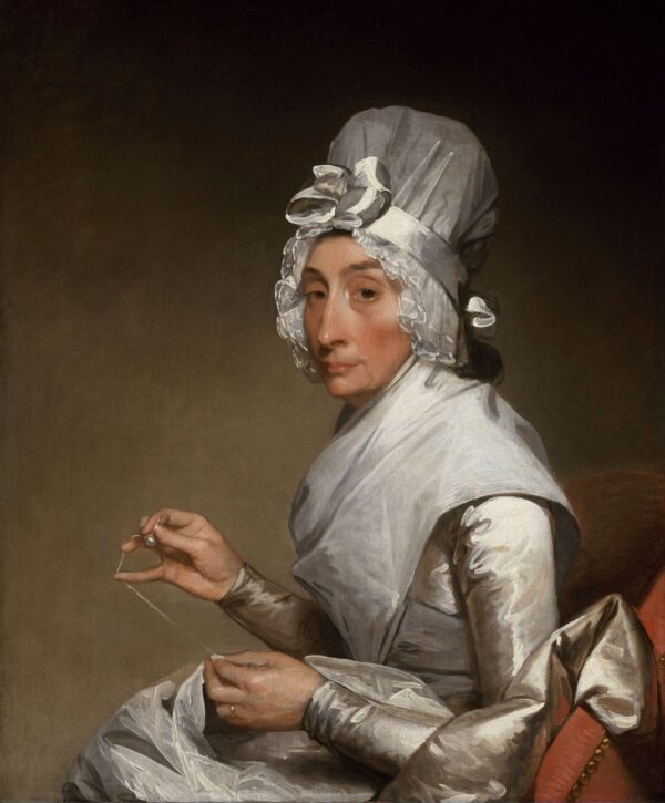 Catherine Brass Yates by Gilbert Stuart, hand-painted oil painting reproduction