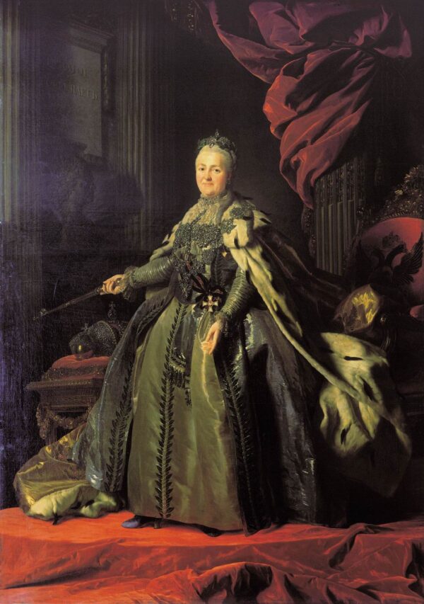 Catherine II by Alexander Roslin, hand-painted oil painting reproduction