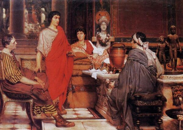 Catullus at Lesbia’s by Lawrence Alma-Tadema, hand-painted oil painting reproduction