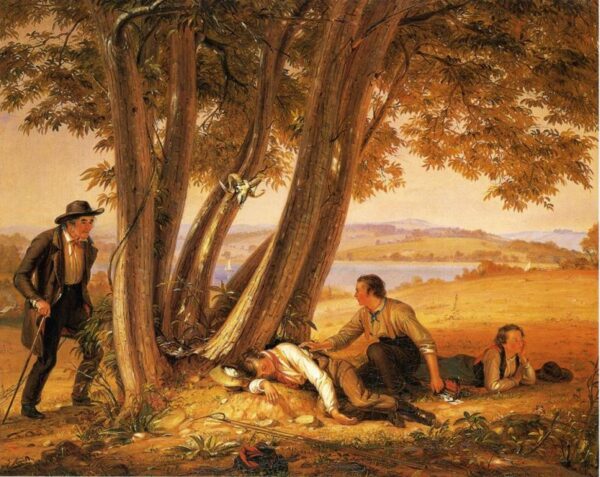 Caught Napping by William Sidney Mount, hand-painted oil painting reproduction
