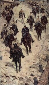 Cavalry Corps by Giovanni Fattori, hand-painted oil painting reproduction