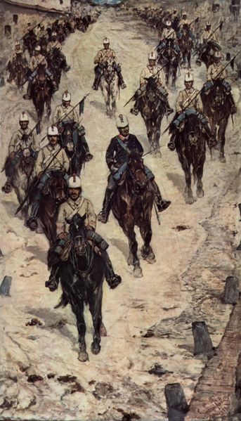 Cavalry Corps by Giovanni Fattori, hand-painted oil reproduction