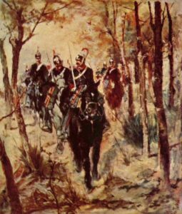 Cavalry Marching by Giovanni Fattori, hand-painted oil painting reproduction