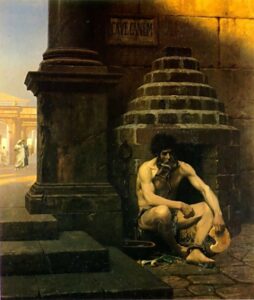 Cave Canem by Jean-Léon Gérôme, hand-painted oil painting reproduction