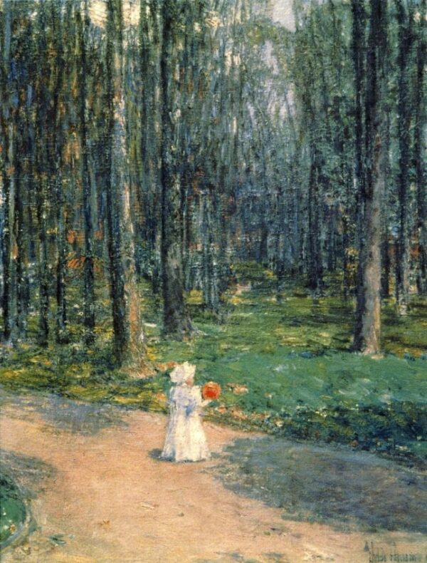 Central Park II by Frederick Childe Hassam, hand-painted oil painting reproduction