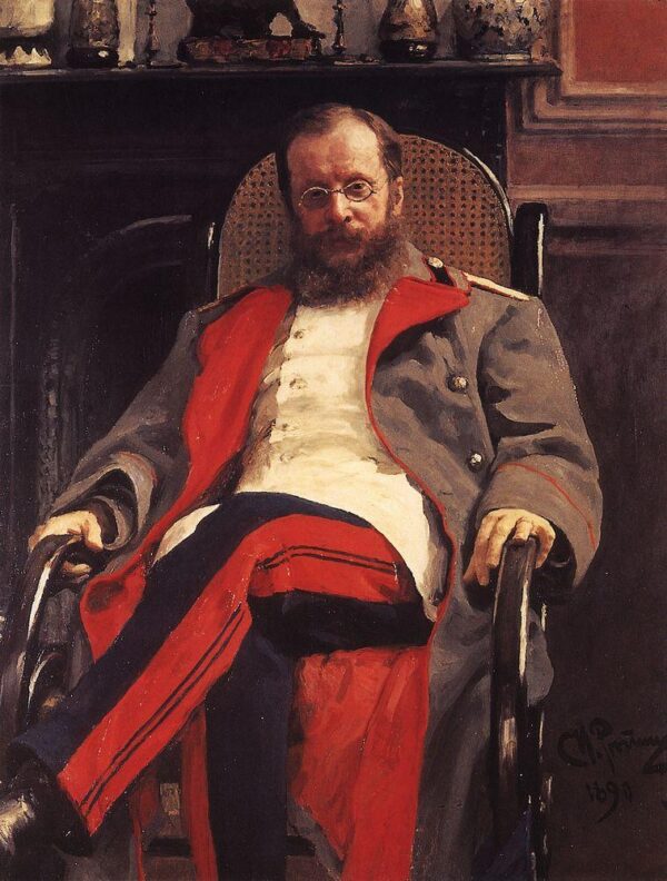 Cesar Antonovich Cui by Ilya Repin, hand-painted oil painting reproduction