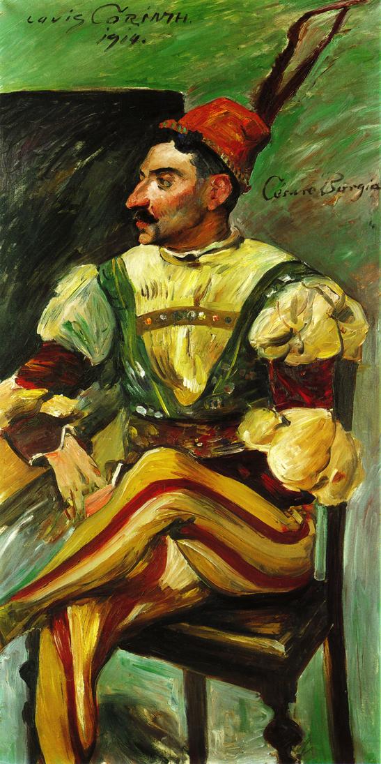 Cesare Borgia (Arthur Kraft) by Lovis Corinth, hand-painted oil reproduction