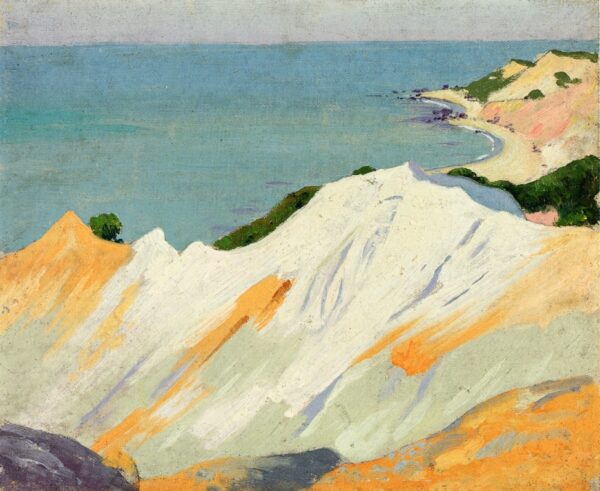 Chalk Hills Gay Head 1915 by Arthur Wesley Dow, hand-painted oil painting reproduction