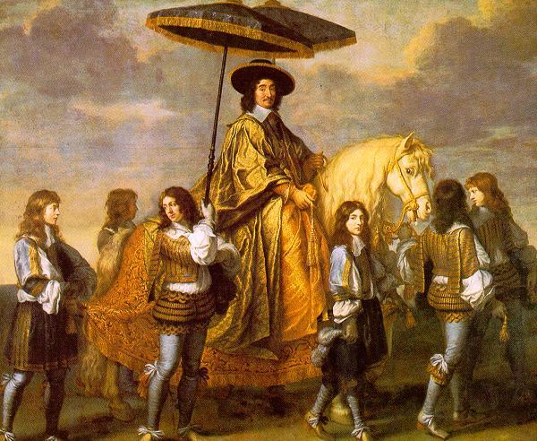 Chancellor Seguier by Charles Le Brun, hand-painted oil reproduction