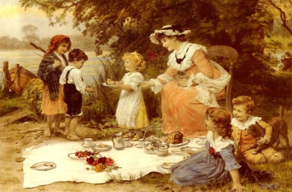 Charity by Frederick Morgan, hand-painted oil painting reproduction