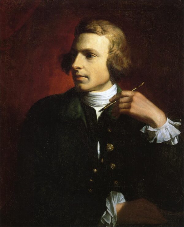Charles Willson Peale by Benjamin West, hand-painted oil painting reproduction