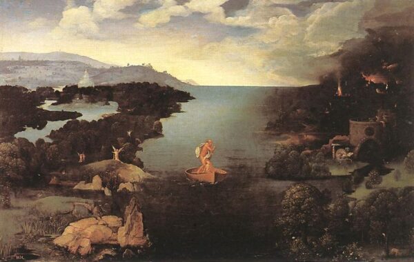 Charon by Joachim Patenier, hand-painted oil reproduction