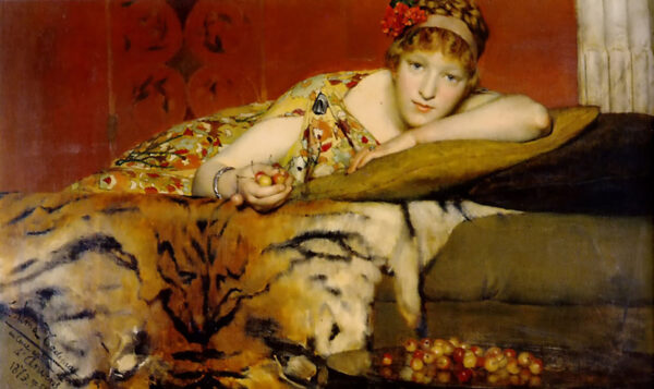 Cherries by Lawrence Alma-Tadema, hand-painted oil painting reproduction