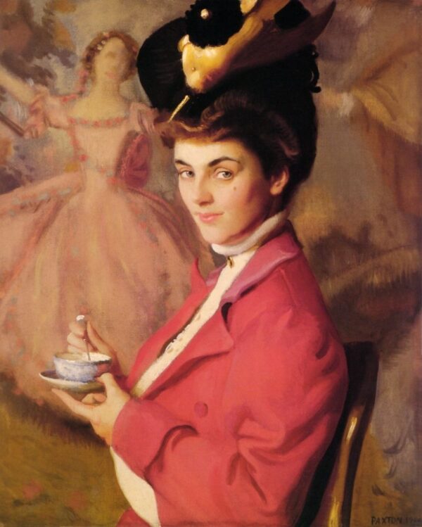 Cherry by William McGregor Paxton, hand-painted oil painting reproduction