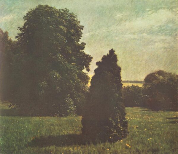 Chestnut Tree by Pál Szinyei Merse, hand-painted oil painting reproduction