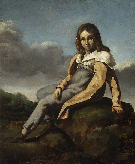 Alfred Dedreux as a Child by Théodore Géricault, hand-painted oil reproduction