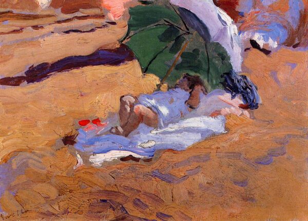 Child’s Siesta by Joaquin Sorolla y Bastida, hand-painted oil painting reproduction