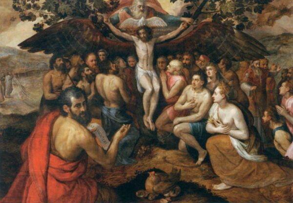 The Sacrifice of Jesus Christ by Frans Floris, hand-painted oil painting reproduction