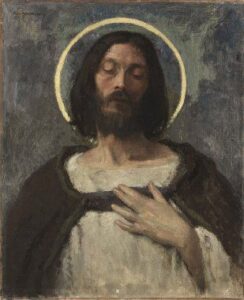 Christ by Gari Melchers, hand-painted oil painting reproduction