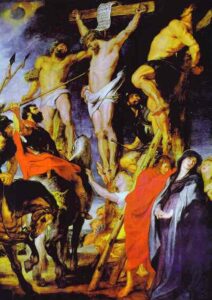 Christ on the Cross between the Two Thie by Peter Paul Rubens