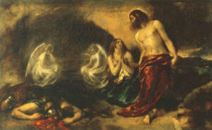 Christ Appearing to Mary Magdalene After the Resurrection by William Etty, hand-painted oil painting reproduction