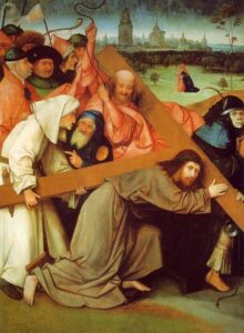 Christ Carrying The Cross b by Hieronymus Bosch, hand-painted oil painting reproduction