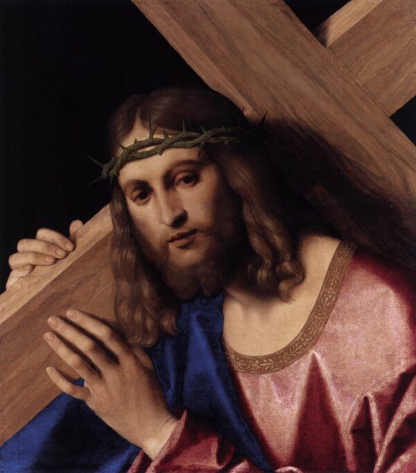 Christ Carrying the Cross by Vincenzo Catena, hand-painted oil painting reproduction