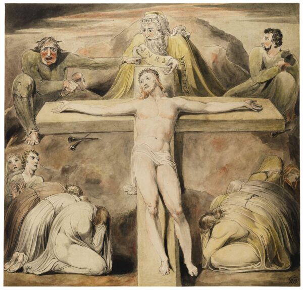 Christ Nailed to the Cross by William Blake, hand-painted oil painting reproduction