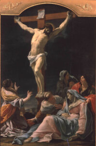 Christ On The Cross by Simon Vouet, hand-painted oil painting reproduction