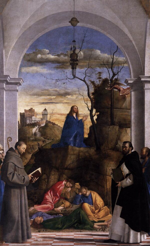 Christ Praying in the Garden by Marco Basaiti, hand-painted oil painting reproduction