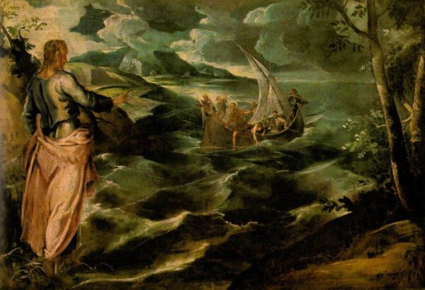 Christ at the Sea of Galilee by Tintoretto, hand-painted oil painting reproduction