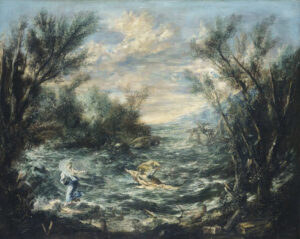 Christ at the Sea of Galilee by Alessandro Magnasco, hand-painted oil painting reproduction