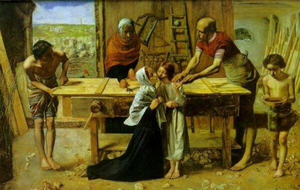 Christ in the House of His Parents by John Everett Millais, hand-painted oil painting reproduction