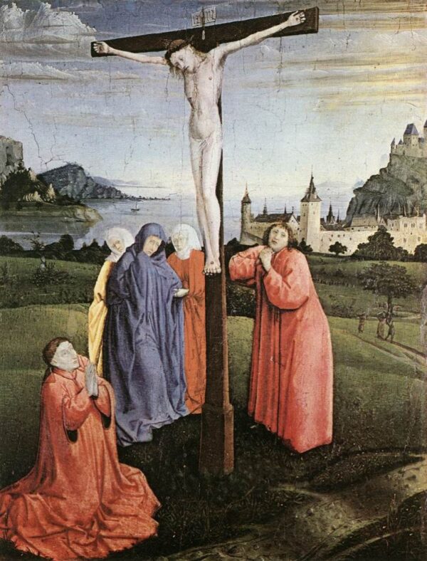Christ on the Cross by Konrad Witz, hand-painted oil painting reproduction