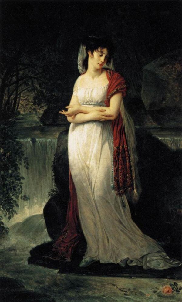 Christine Boyer by Antoine-Jean Gros, hand-painted oil painting reproduction