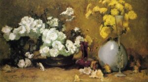 Chrysanthemums by Emil Carlsen, hand-painted oil painting reproduction