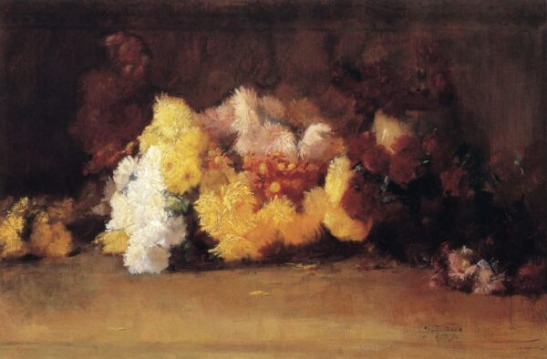Chrysanthemums by Guy Rose, hand-painted oil painting reproduction