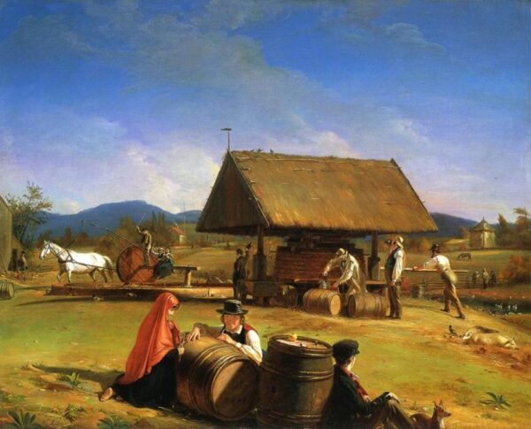 Cider Making by William Sidney Mount, hand-painted oil painting reproduction