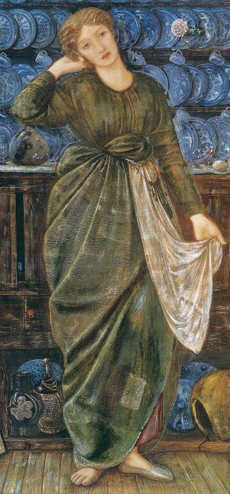 Cinderella by Edward Burne-Jones, hand-painted oil reproduction