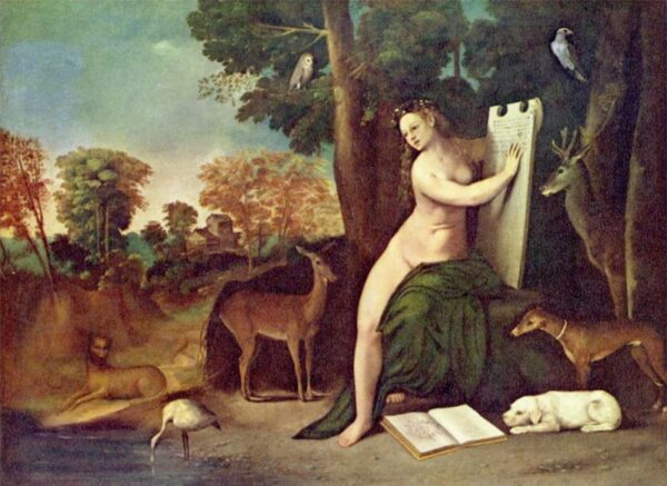 Circe and her Lovers in a Landscape by Dosso Dossi, hand-painted oil painting reproduction