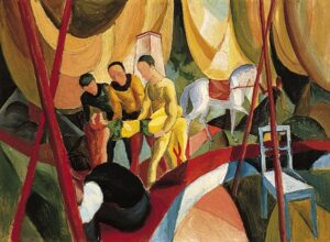 Circus by August Macke, hand-painted oil painting reproduction