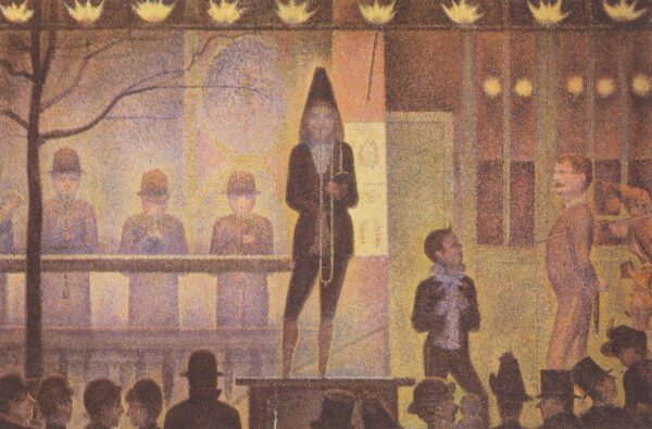 Circus Sideshow by Georges Pierre Seurat, hand-painted oil painting reproduction