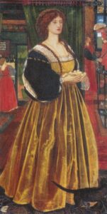 Clara von Bork by Edward Burne-Jones, hand-painted oil painting reproduction