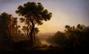 Classical Landscape by John Glover, hand-painted oil painting reproduction