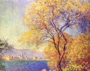 Antibes seen from the Salis Gardens by Claude Monet