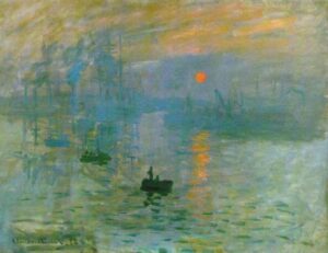 Impression Sunrise by Claude Monet, hand-painted oil painting reproduction