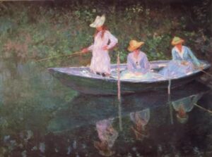 In the Norvegienne by Claude Monet, hand-painted oil painting reproduction