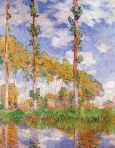 The three Trees in Summer by Claude Monet, hand-painted oil painting reproduction