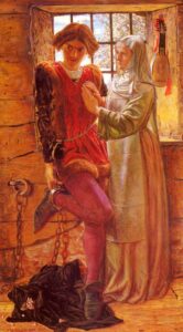 Claudio and Isabella by William Holman Hunt, hand-painted oil painting reproduction